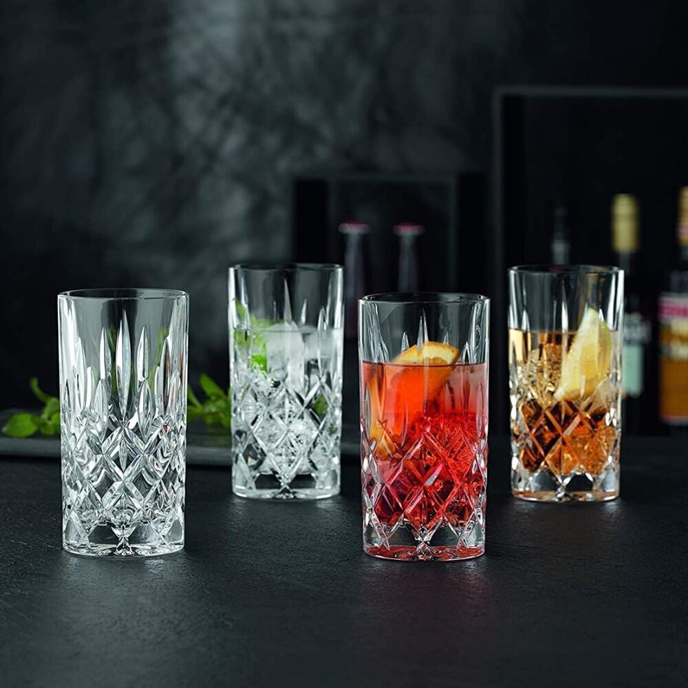 NEW Nachtmann Riedel Noblesse 13oz Long Drink (Set of 4) Luxury Crystal Highball
